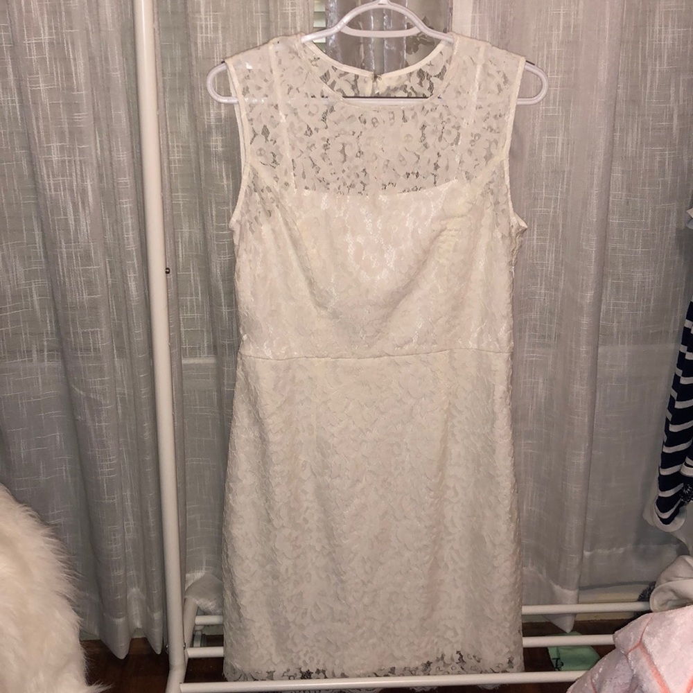 Eva Mendes NY&C White Dress